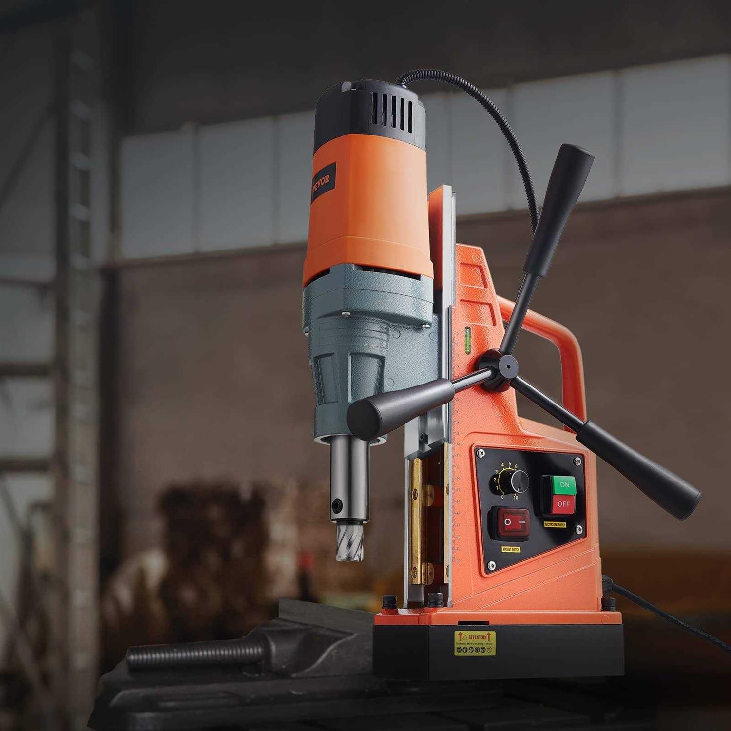 VEVOR Magnetic Drill 1550W 2 Boring Diameter 2922lbf/13000N Portable Electric Mag Drill Press with Variable Speed - Shop Hardware Tools Online Store