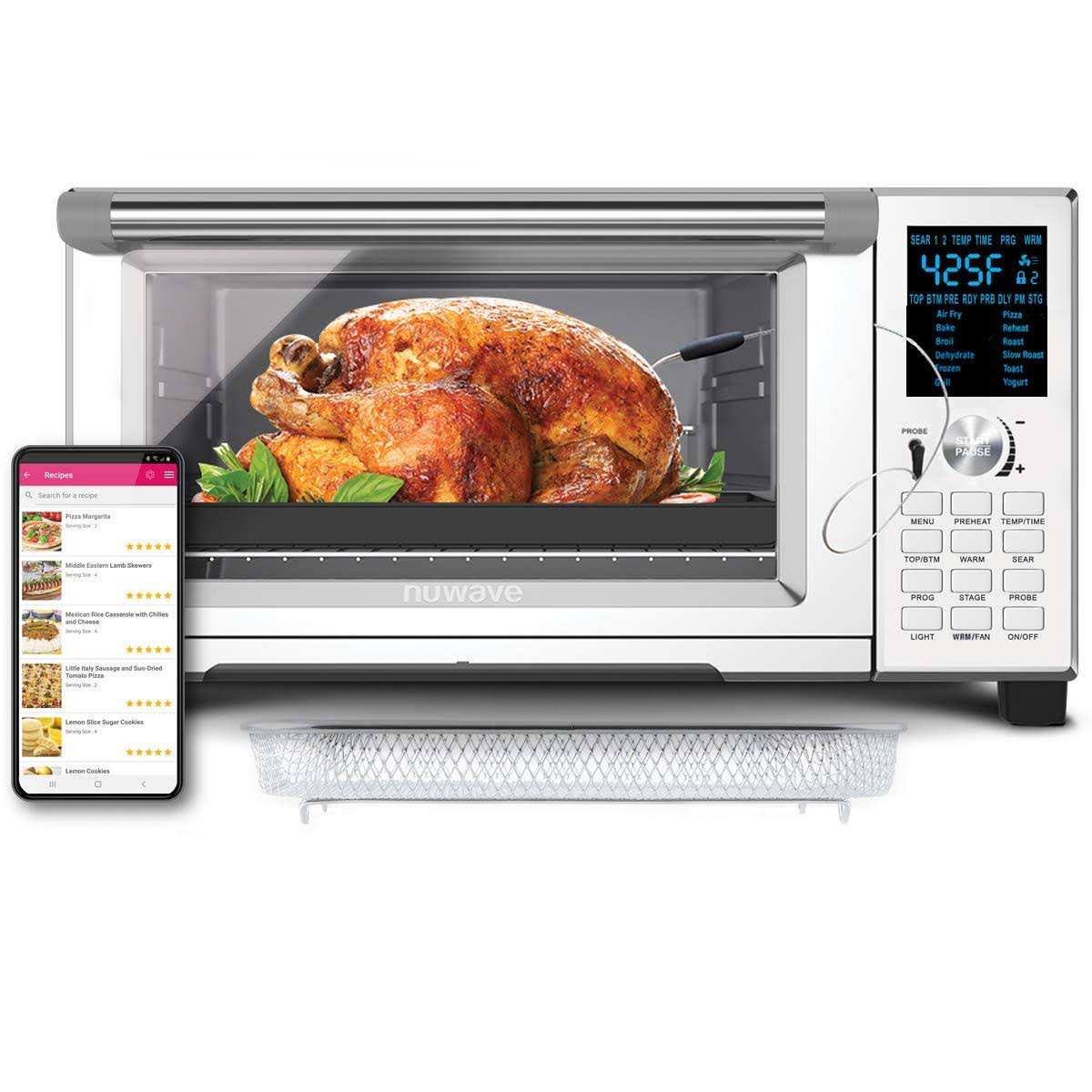 NuWave Bravo XL 1800-Watt Convection Oven, Silver