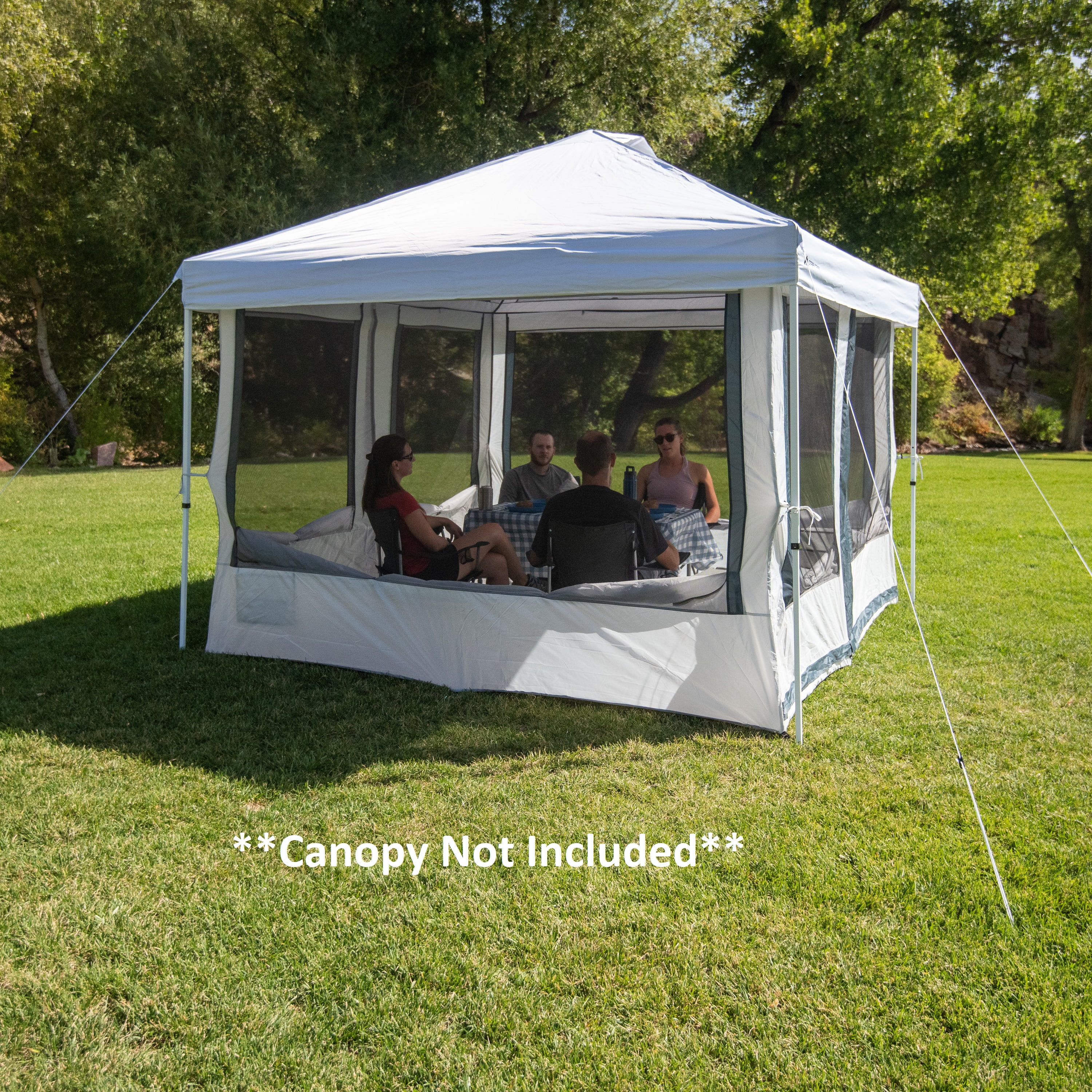 Ozark Trail 7-Person 2-in-1 Screen House Connect Tent with 2 Doors, Canopy Sold Separately