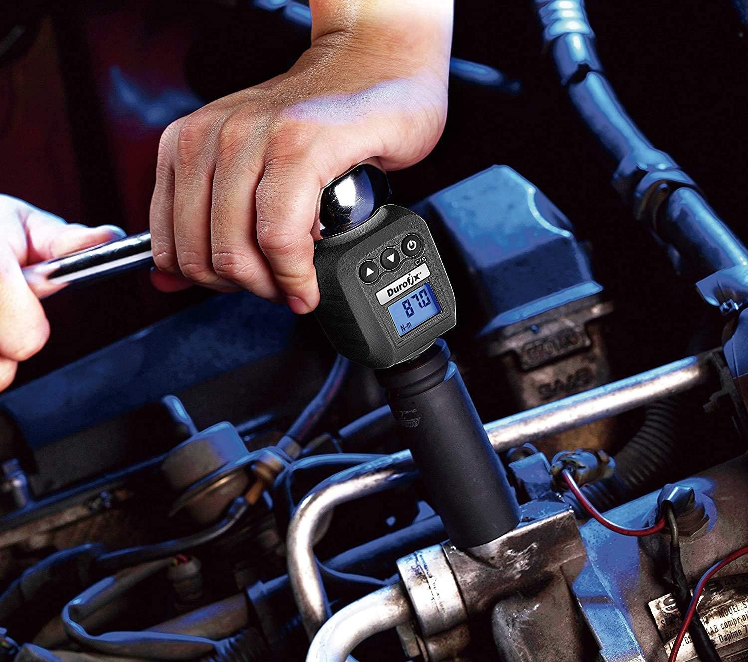 Durofix RM602-4A 1/2” (25 to 250 ft-lbs.) Heavy Duty Digital Torque Adapter with Buzzer and LED Flash Notification – ISO 6789 Standards with Certificate of Calibration