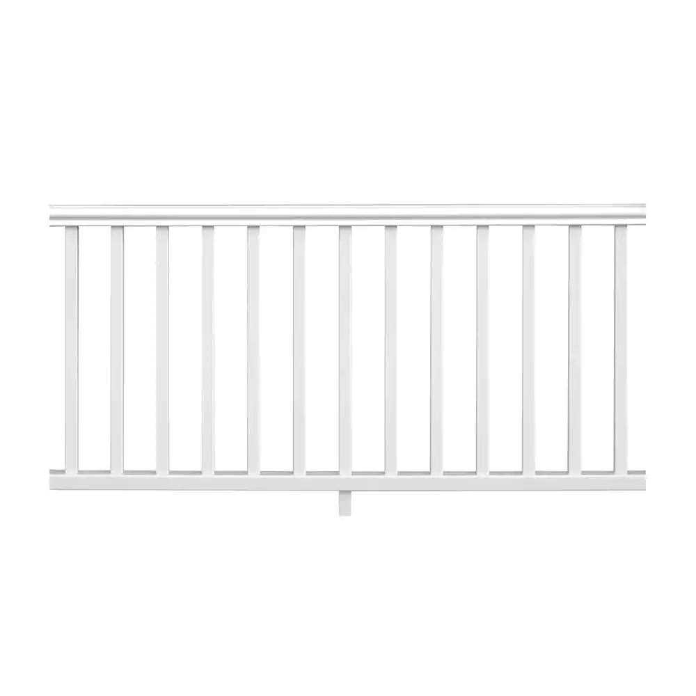 Veranda Traditional 6 ft. x 36 in. White PolyComposite Rail Kit without Brackets - Shop Hardware Tools Online Store