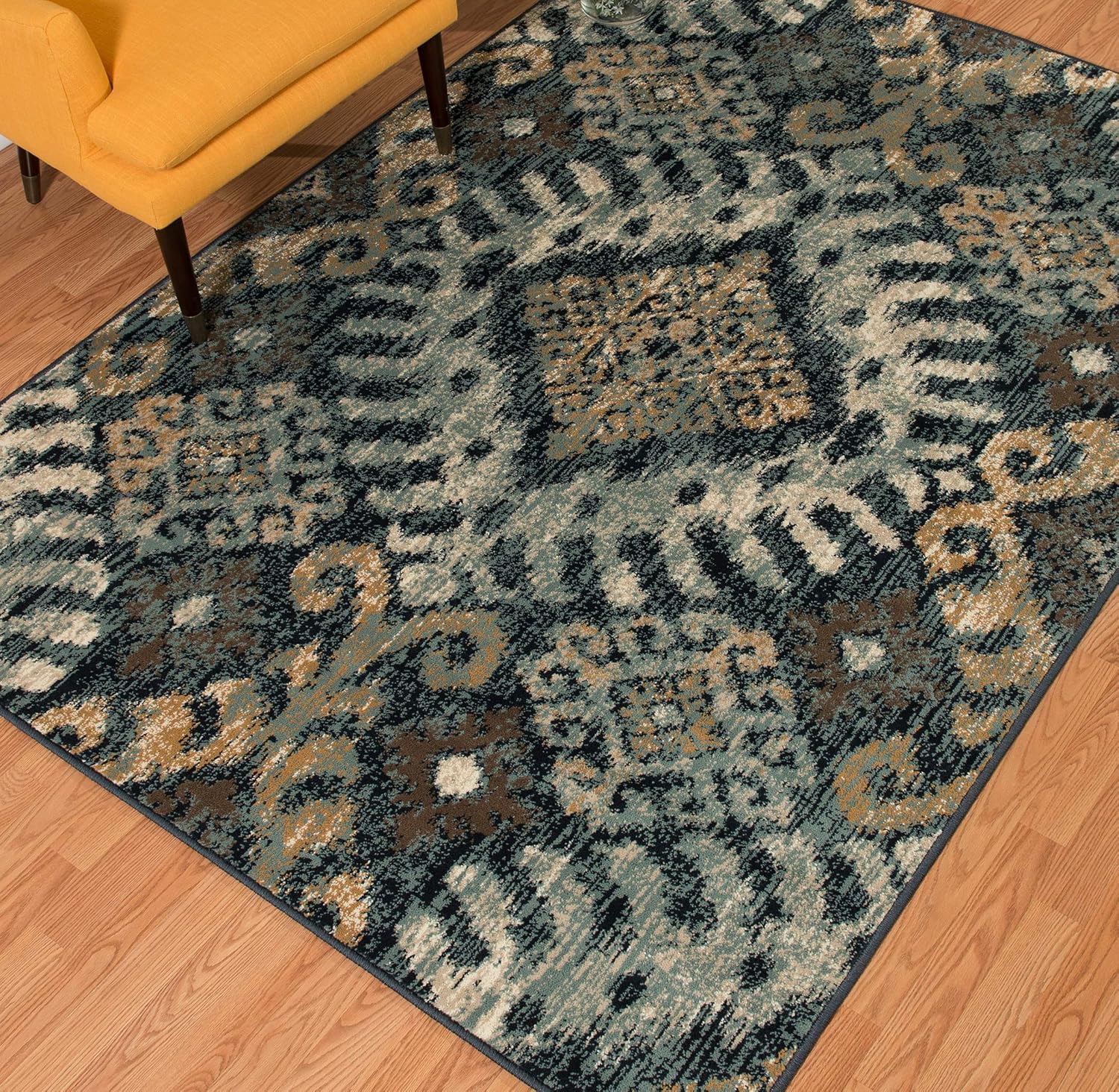 United Weavers of America Bridges Indoor Rug, 12'6" x 15', Navy