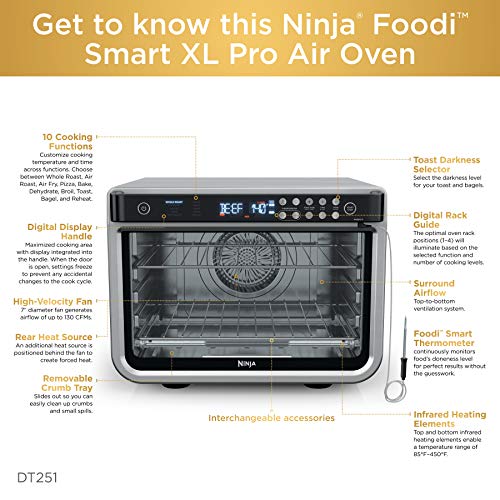 Ninja DT2 Foodi 10-in-1 XL Air Fry Toaster Oven