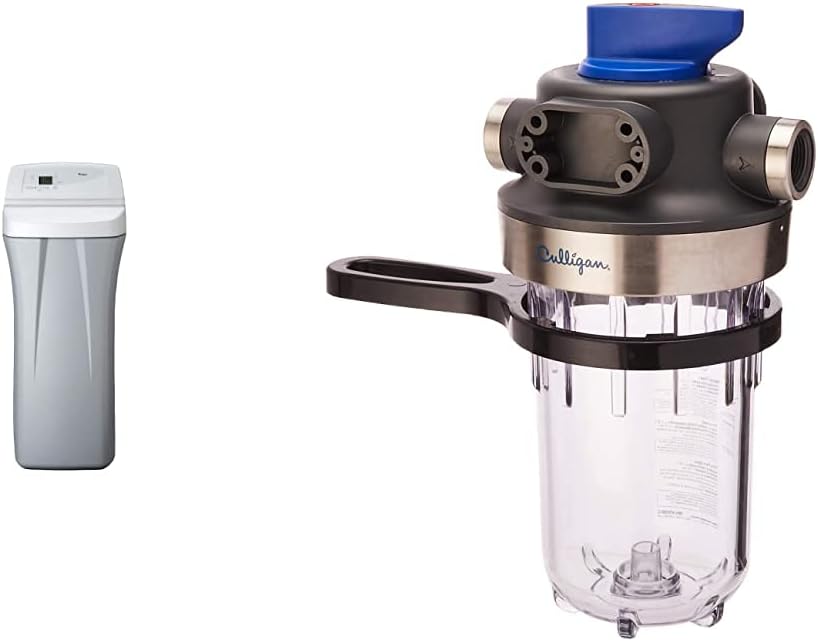 Whirlpool WHES30E 30,000 Grain Water Softener + Culligan WH-HD200-C Whole House Water Filter System