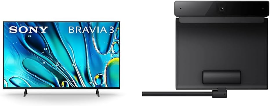 Sony 43 Inch 4K Ultra HD TV BRAVIA 3 LED Smart Google TV BRAVIA CAM (CMU-BC1) Compatible with Select 2022, 2023, and 2024 TVs