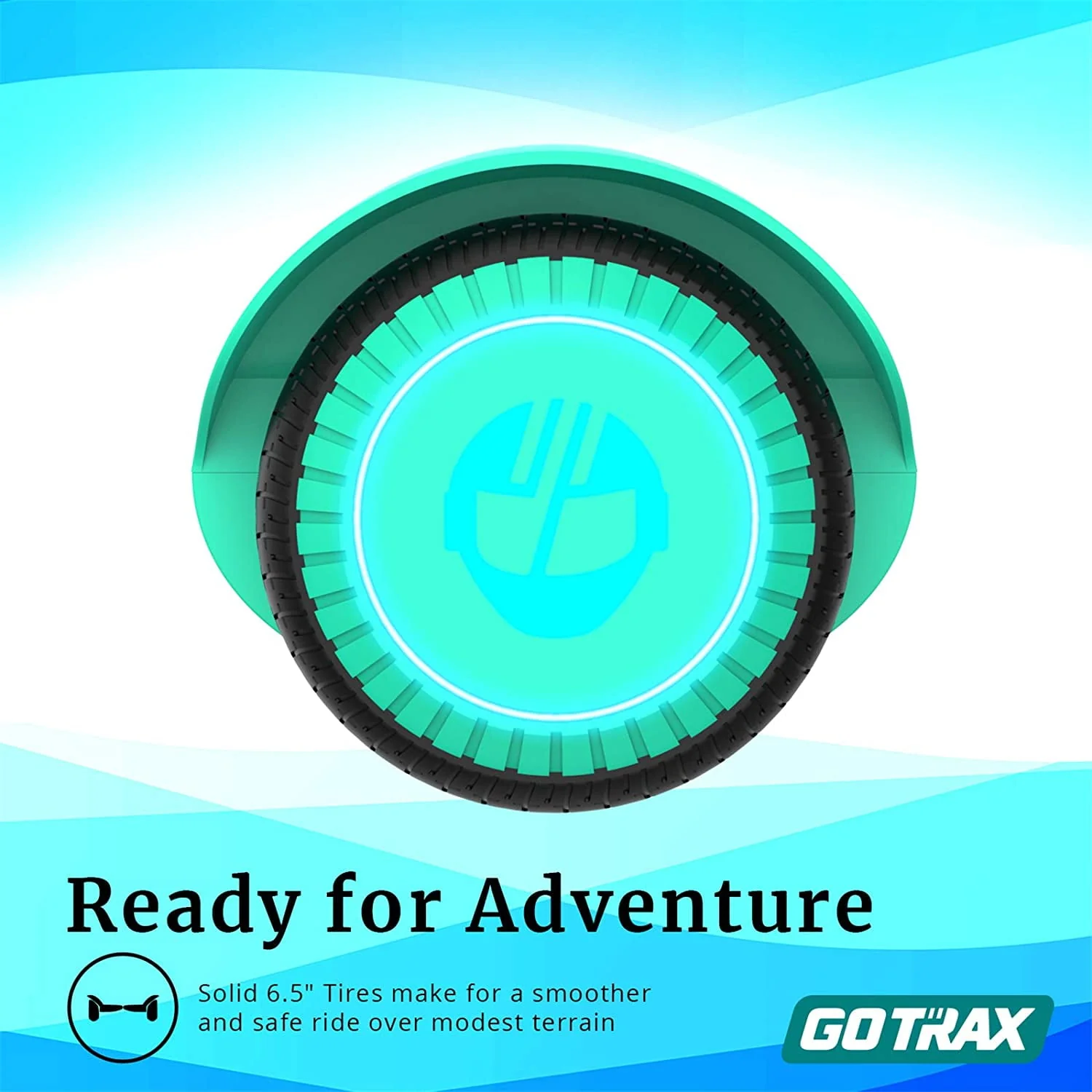 Gotrax Edge Hoverboard for Kids Adults, 6.5 Tires 6.2mph & 2.5 Miles Self Balancing Scooter, Black