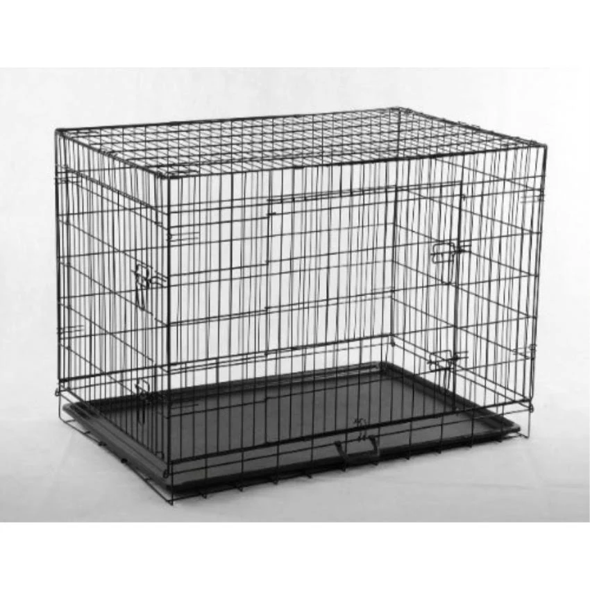 Bestpet 42x22 Pet Folding Dog Cat Crate Cage Kennel w/ABS Tray LC