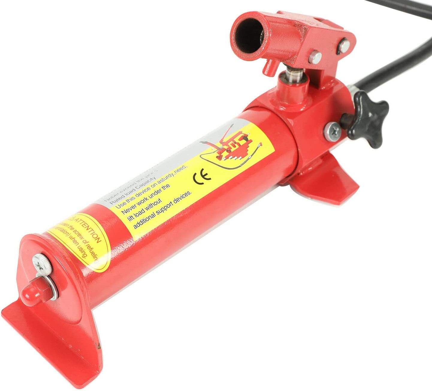 6 Ton Porta Power Hydraulic Jack 2M(78.7 inch) Auto Body Frame Repair Kit Lift Ram for Load Truck Bed Unloader Farm and Hydraulic Ram Equipment Construction