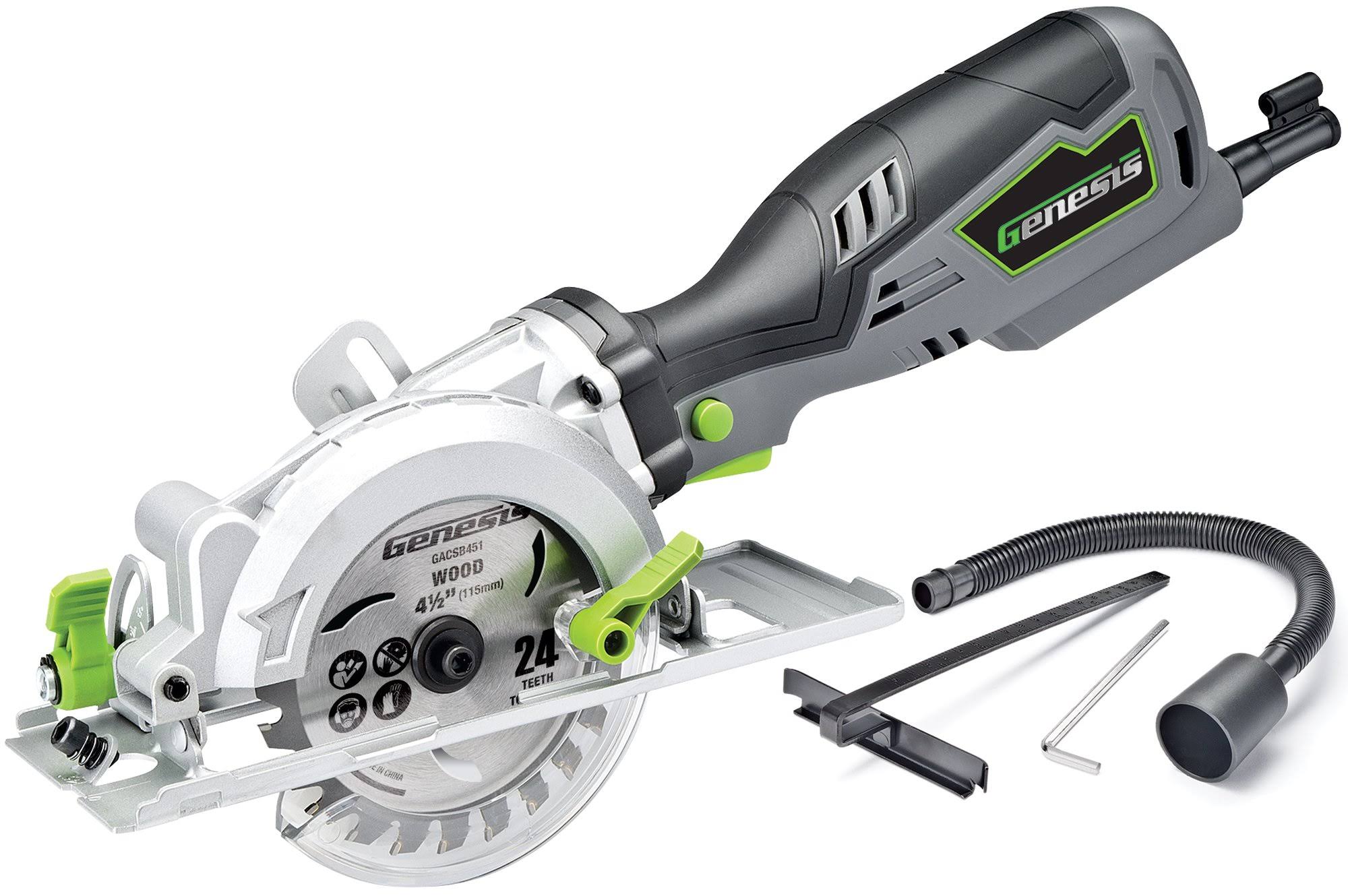 Genesis GCS545C Compact Circular Saw, 5.8 Amp, 4-1/2x22