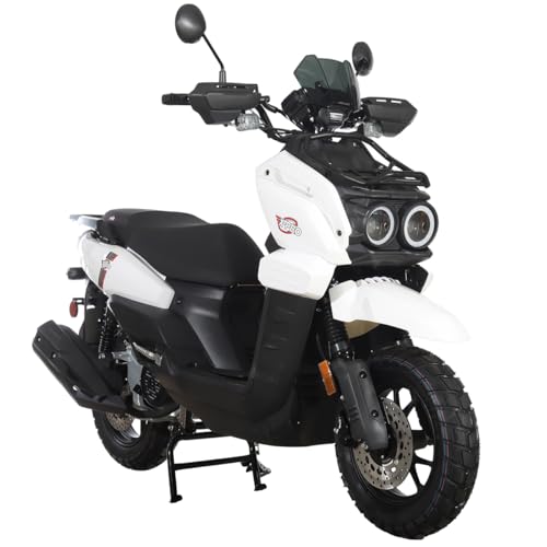 X-PRO Gas Adult Moped Tank 200 Gas Moped Street Bike,12" Wheels!