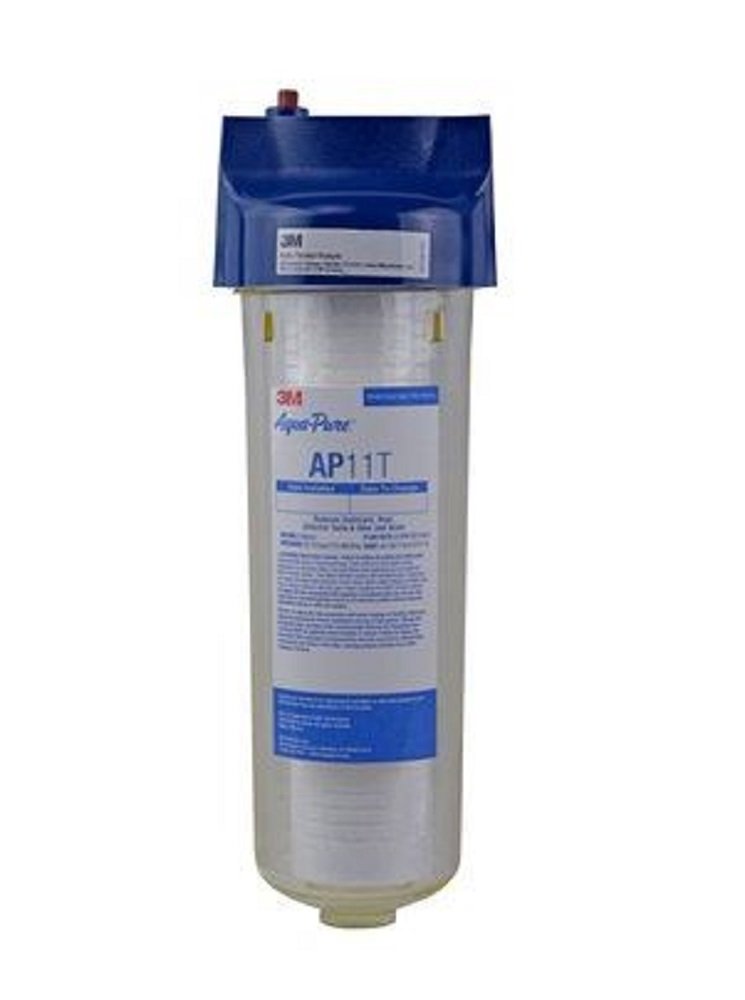 3M Aqua-Pure AP100 Series Whole House Water Filter Housing AP11T, Standard, 1 High, Transparent Plastic