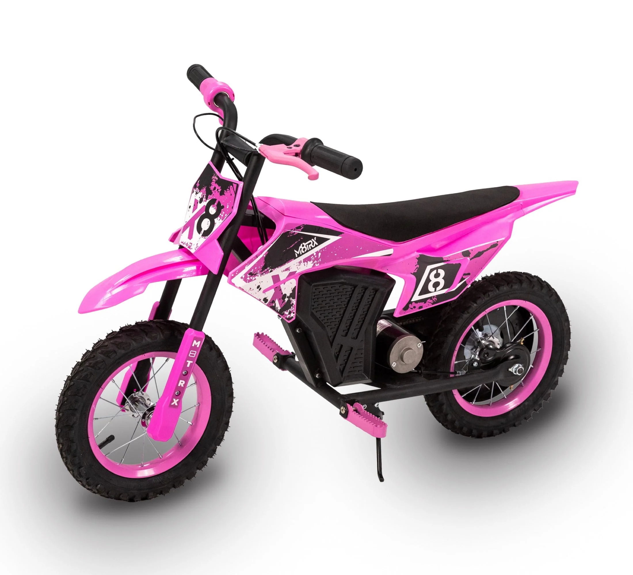 M8TRX 12V Mini Electric Child Dirt Bike, Battery Powered Toy Motorcycle, Kids Ride On, Ages 5 Years and Up, Green