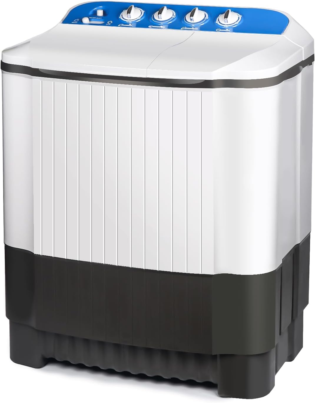 Portable Washing Machine, 15.5 Lbs Semi-Automatic Washer with twin Tub (Wash and Spin Dry), Compact Laundry Washer for Apartments, Dorm, RV