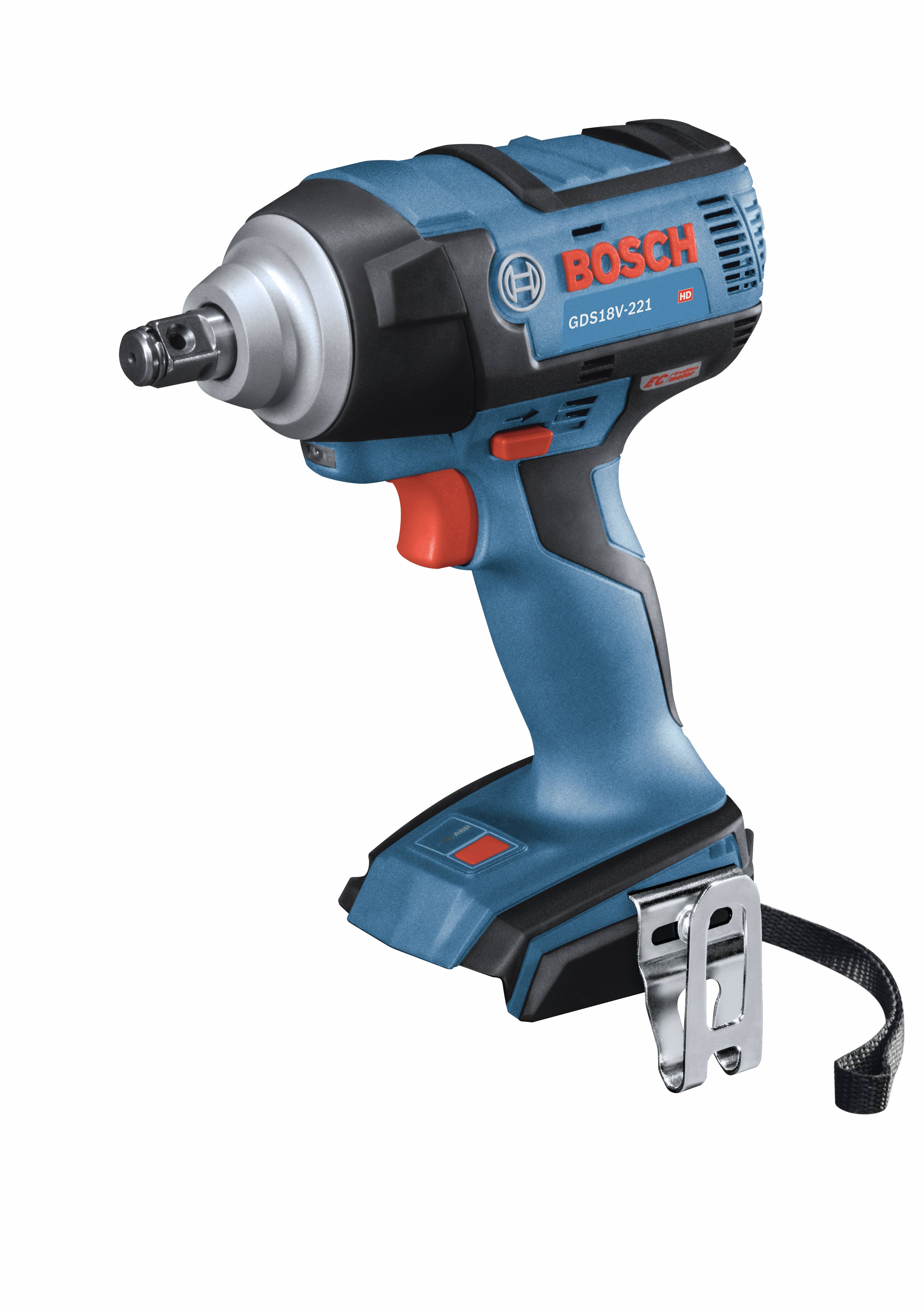 Bosch GDS18V-221N 18V EC Brushless 1/2 in. Impact Wrench with Friction Ring and Thru-Hole (Bare Tool)