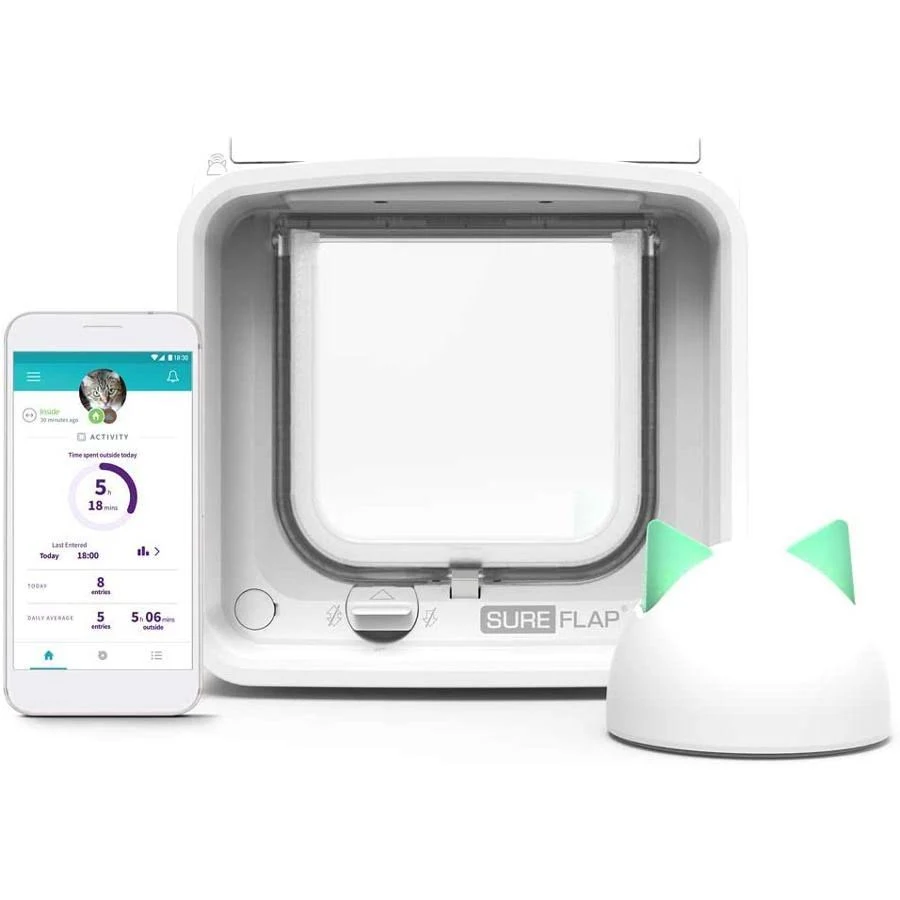 SureFlap Microchip Cat Door White No Collar or Tag Required