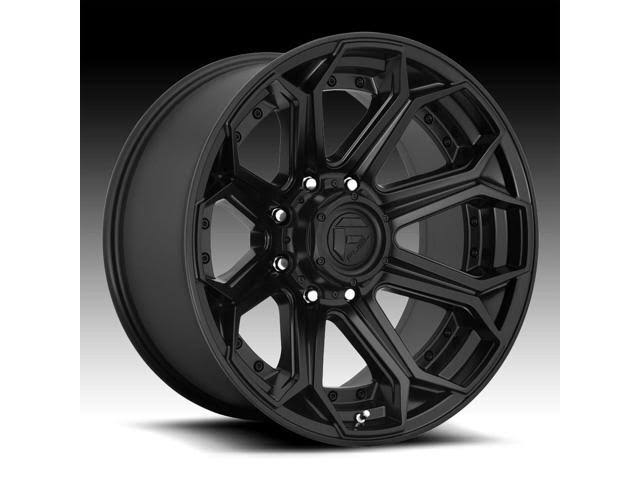 20x10 Matte Black Wheel Fuel Siege D706 8x6.5 -18