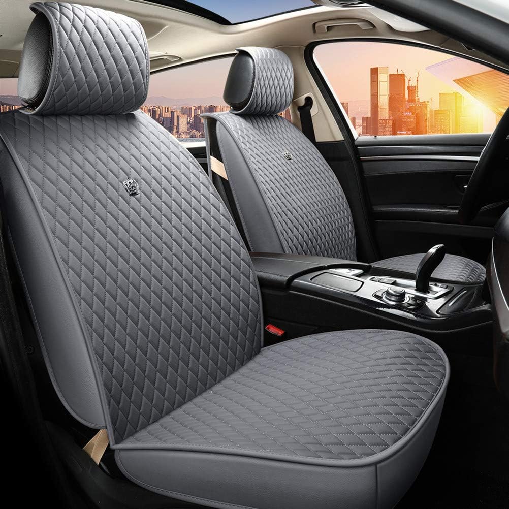 Purple Car Seat Cover Leather Seat Protector for Car Seats Comforty Car Seat Cover 2/3 Covered 11PCS Universal Fit Car/Auto/Truck/SUV (A-Purple)