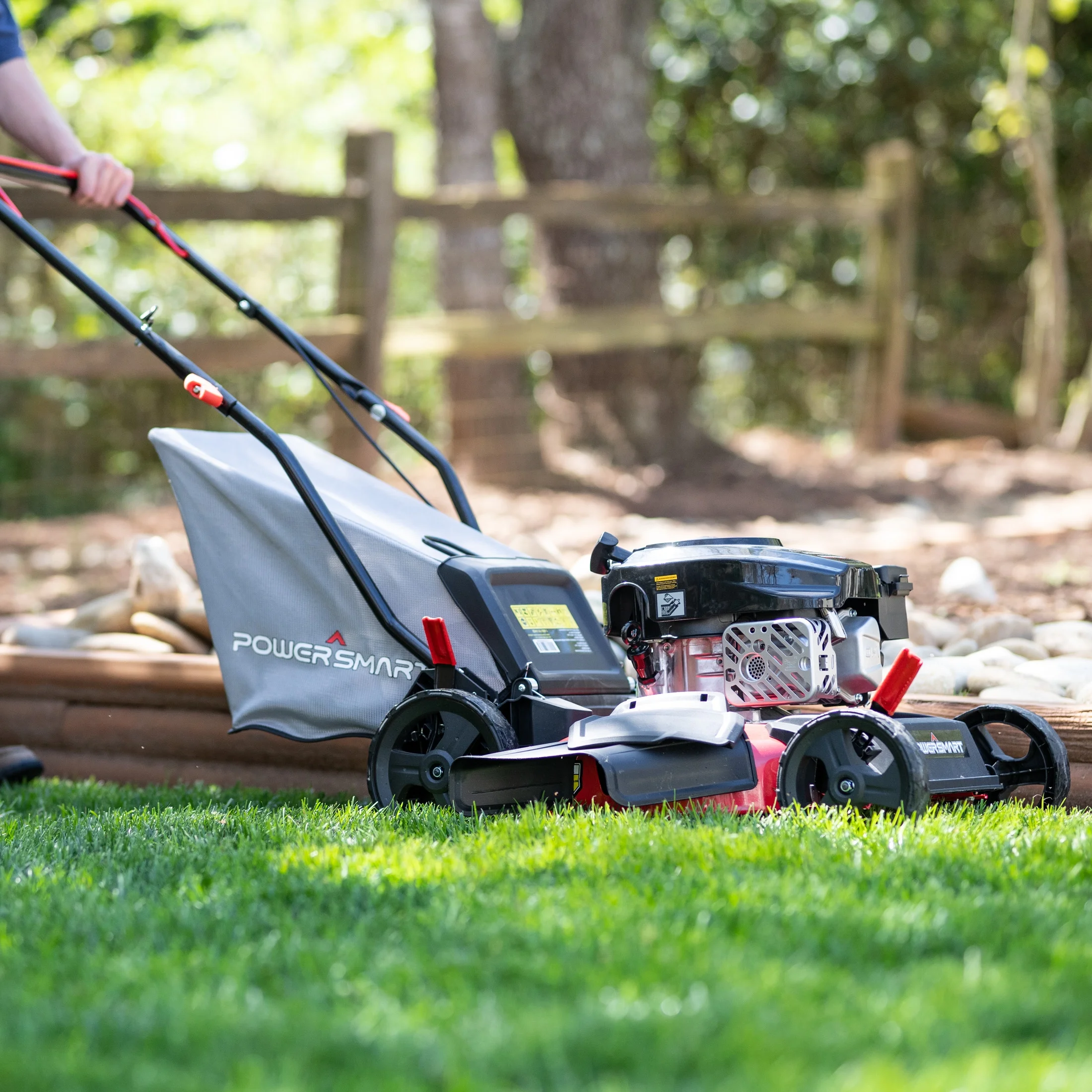 PowerSmart DB8617P 17 in. 3-in-1 Gas Push Lawn Mower