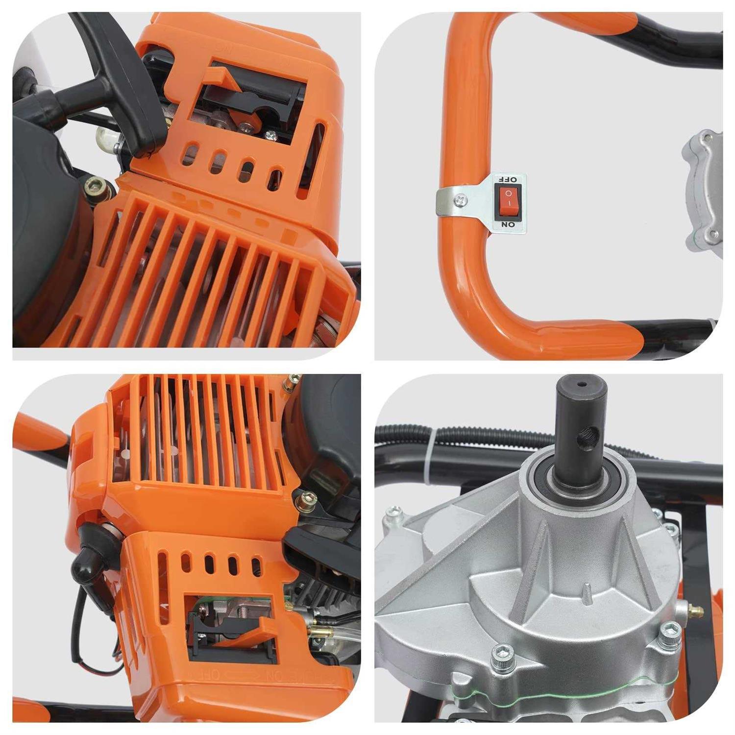 DYRABREST 52cc Gas Powered Earth Auger Post Hole Digger Borer Fence Ground Drill 4inch / 6inch / 8inch Bits - Shop Hardware Tools Online Store