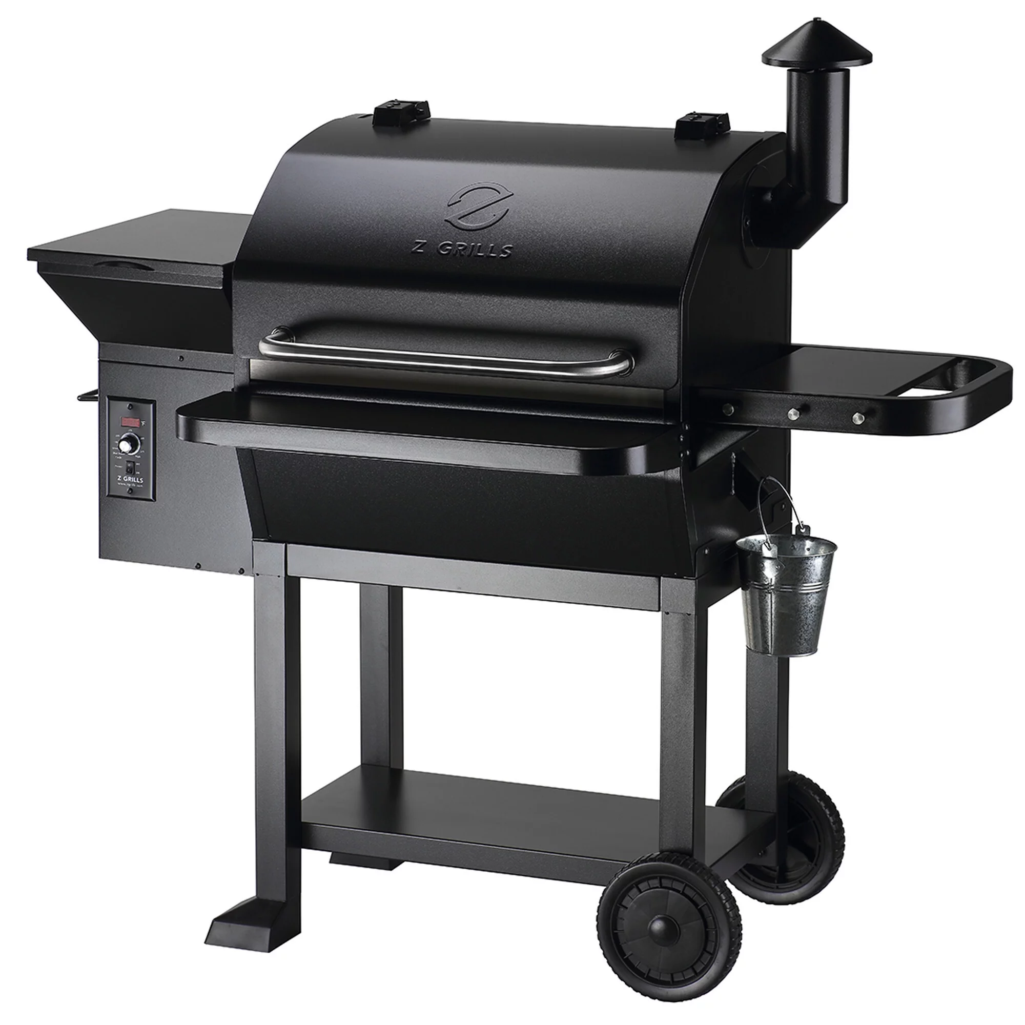 Z GRILLS ZPG-10002B 1060 sq. in. Wood Pellet Grill and Smoker 8-in-1 BBQ Black