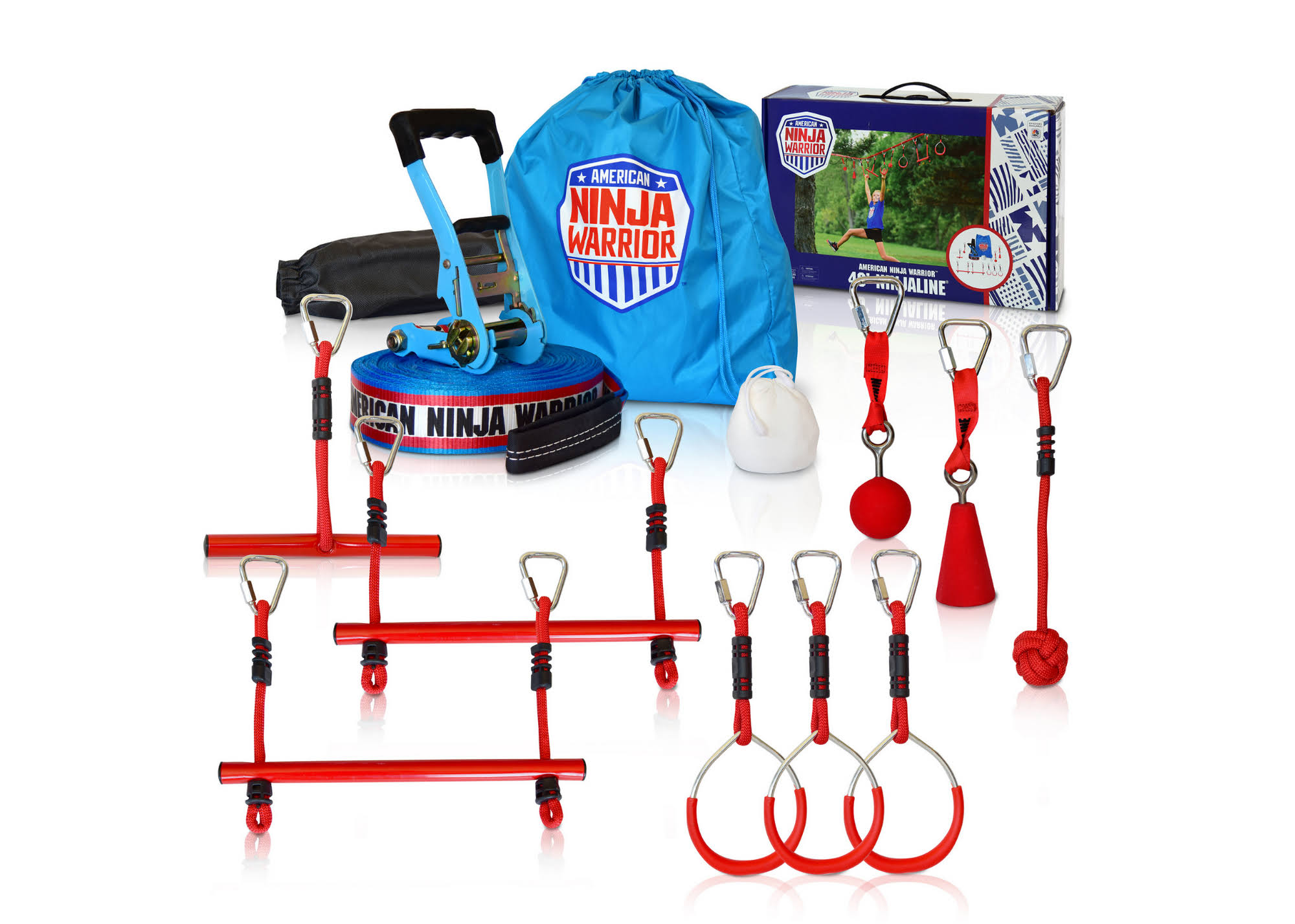 American Ninja Warrior 40' Deluxe Ninjaline
