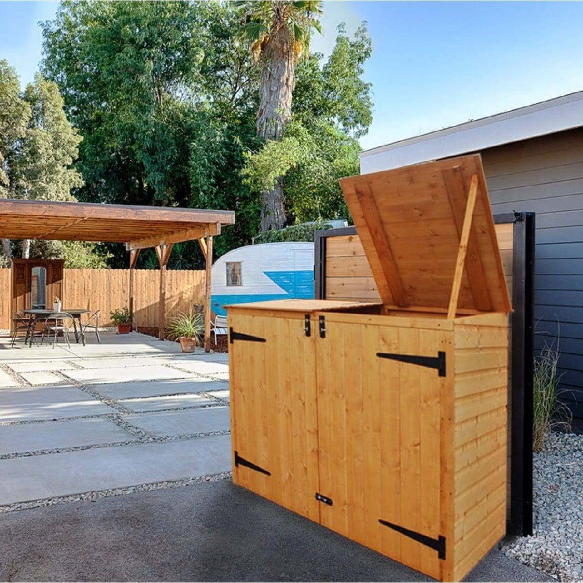Rowlinson A042 Apex Double Garbage Can Storage Shed