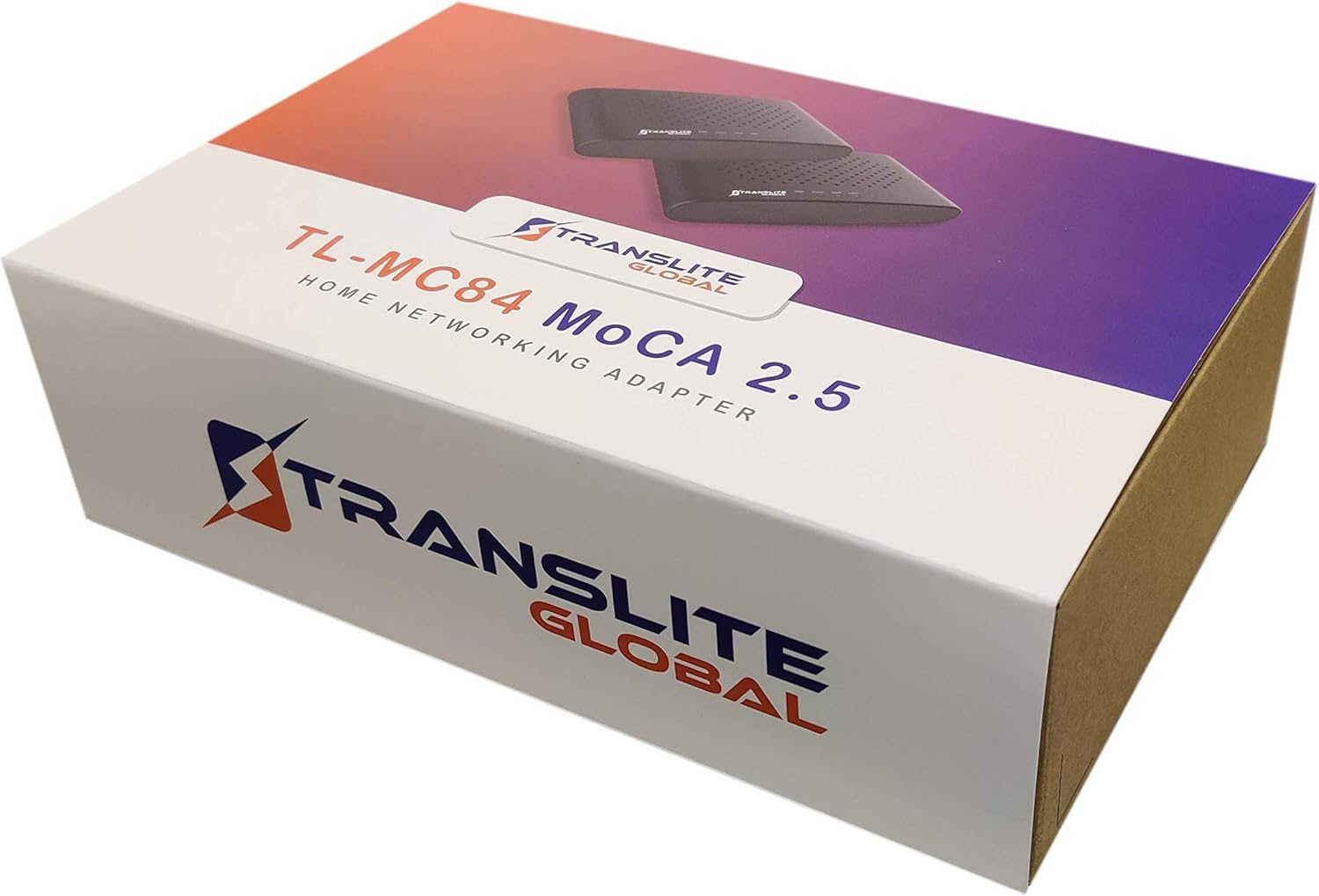 MoCA 2.5 with 2 Gigabit Ethernet Ports - Ethernet Over Coaxial Adapter (2 Pack) | Model: TL-MC84