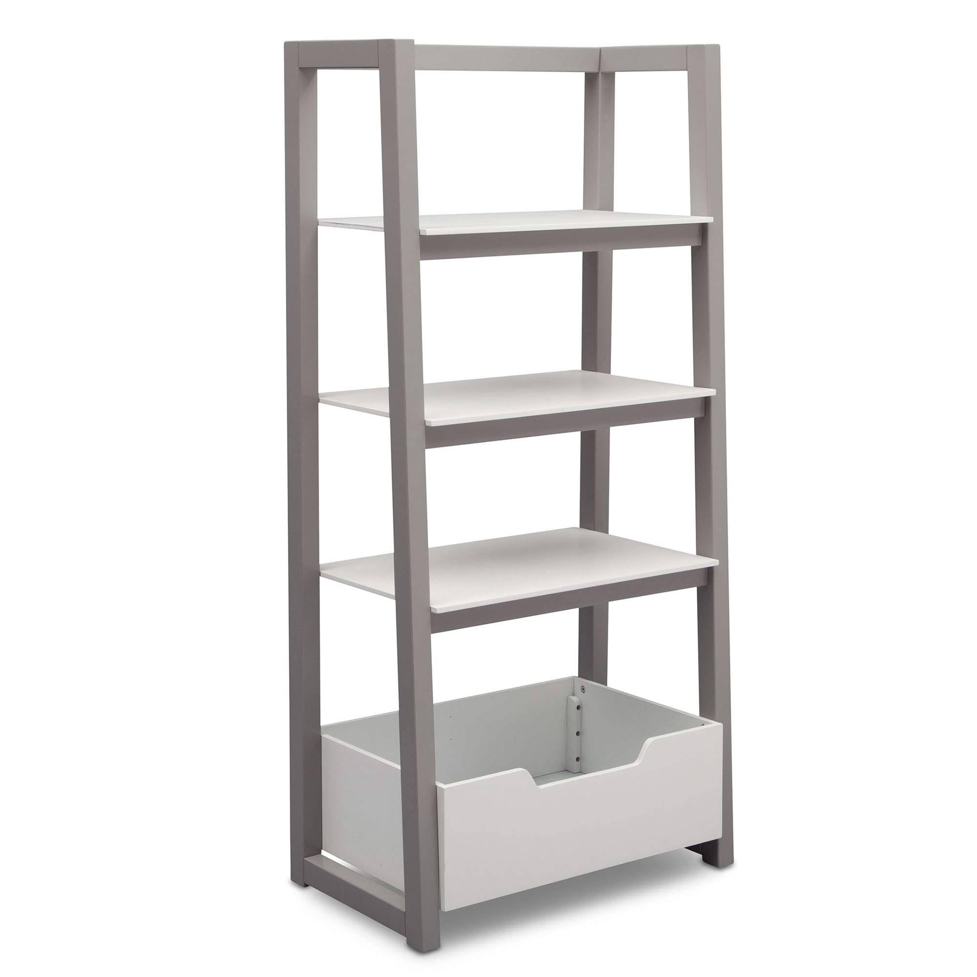 Delta Children Ladder Shelf White Grey