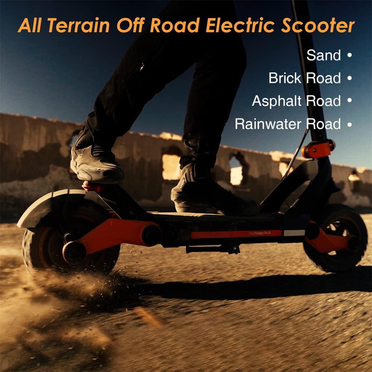 Electric Scooter, Kugookirin G3 Electric Scooter for Adults Powerful 1200W Motor Up to 31 mph, 10.5" Off Road Tires 52V/18Ah Large Capacity, Dual Brake Folding Fast e Scooter for Adult