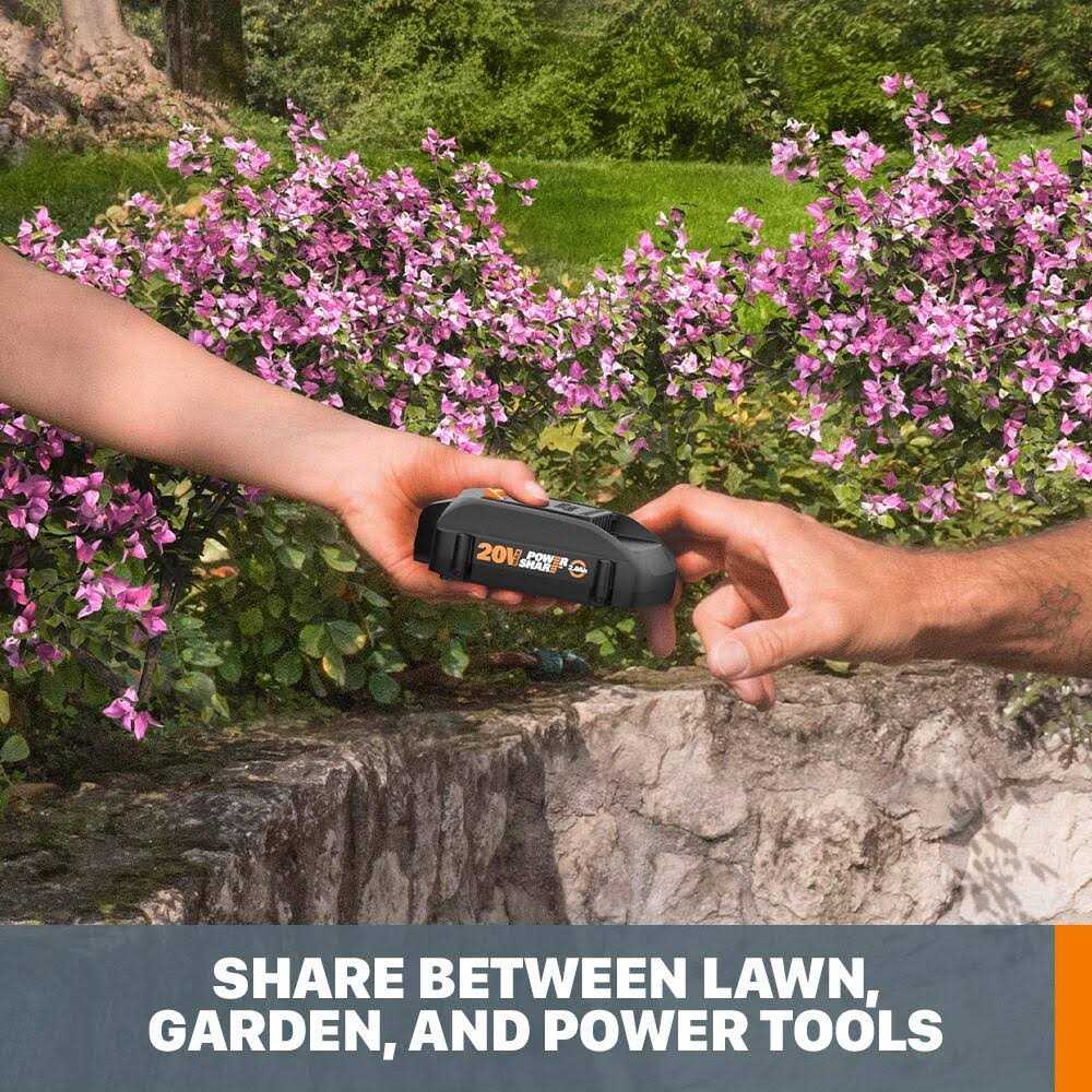 Worx 20V Power Share 2.0 Ah Lithium Battery 2 Pack WA3575.2 - Shop Hardware Tools Online Store