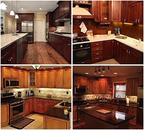 Eshine White Finish 12 Panels 12 inch LED Dimmable Under Cabinet Lighting Kit, Hand Wave Activated - Touchless Dimming