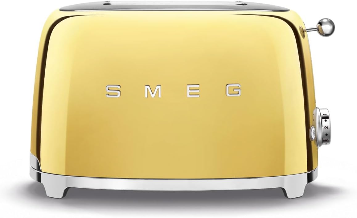SMEG 2 Slice Retro Toaster (Gold)