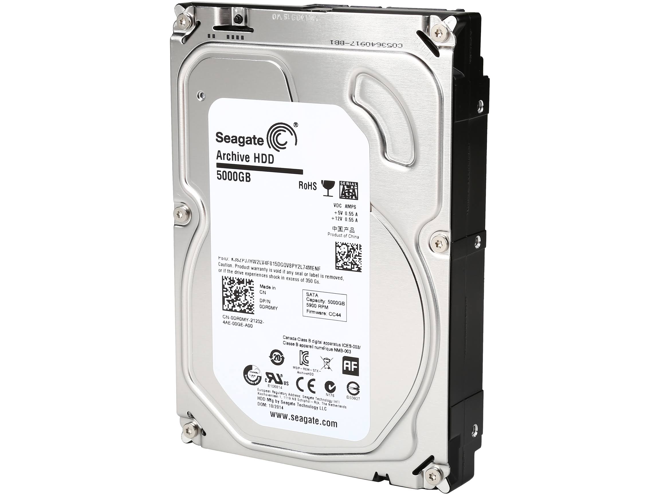 Seagate ST5000AS0011 5 TB 3.5x22 Internal Hard Drive SATA