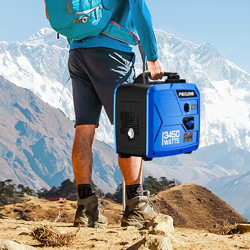 4000 Watt Inverter Generator, 120V Gas Powered Generator Super Quiet, RV Ready/EPA for RV, Camping and Home