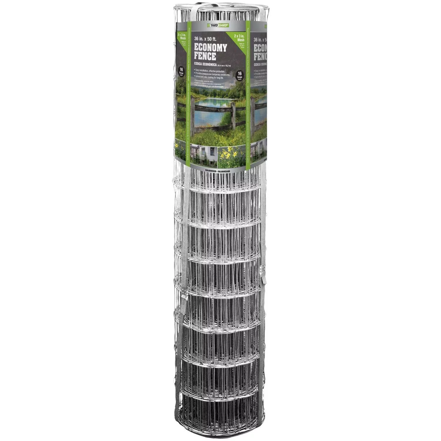 YARDGARD Welded Wire Economy Fence with 2 x 3 Inch Mesh, 3 x 50 Foot - Curated Treasures Market