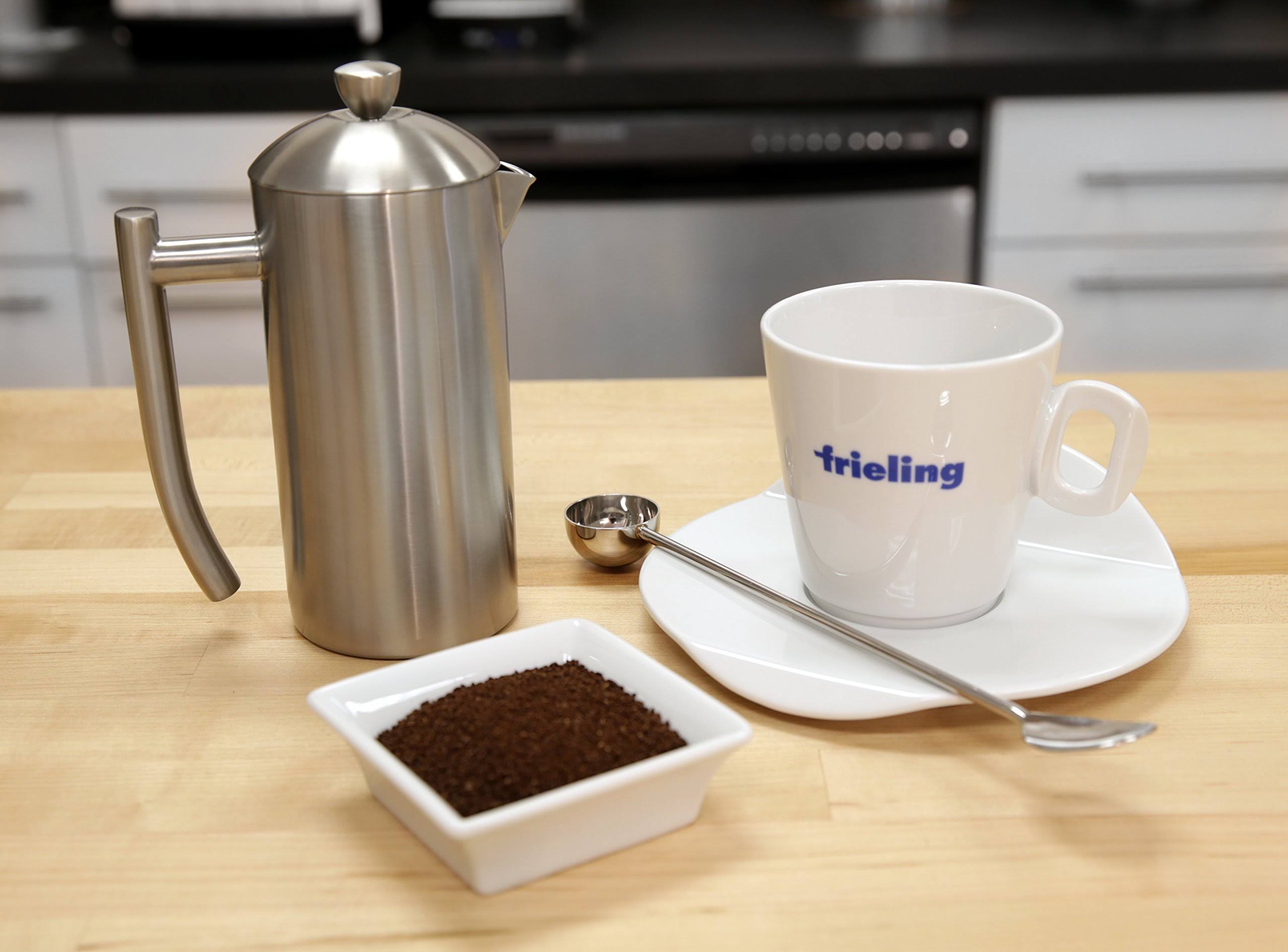 Frieling USA Double Wall Stainless Steel French Press Coffee Maker 17-Ounce