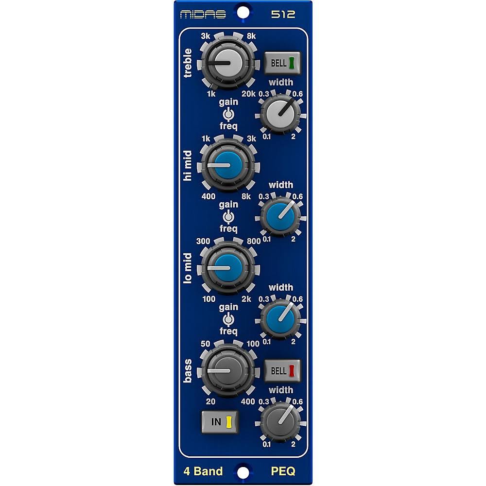 Midas 512 500 Series Four-Band Parametric Equalizer