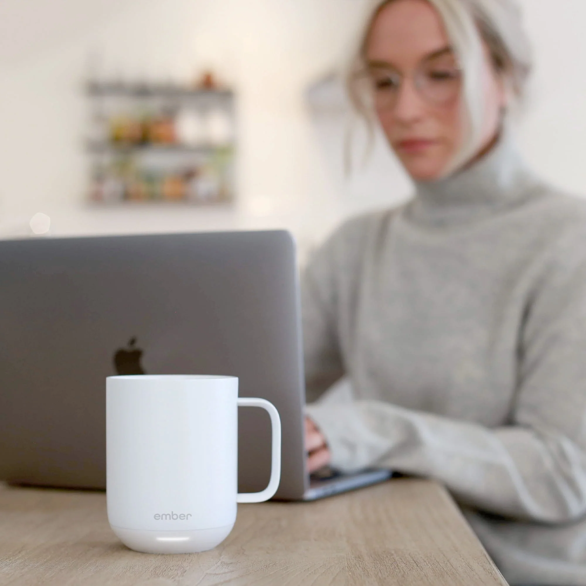 Ember Temperature Control Smart Mug 2, 10 oz, Black 1.5-hr Battery Life App Controlled Heated Coffee Mug Improved Design