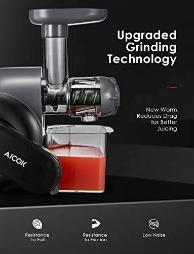 Aicok Slow Masticating Juicer with Quiet Motor