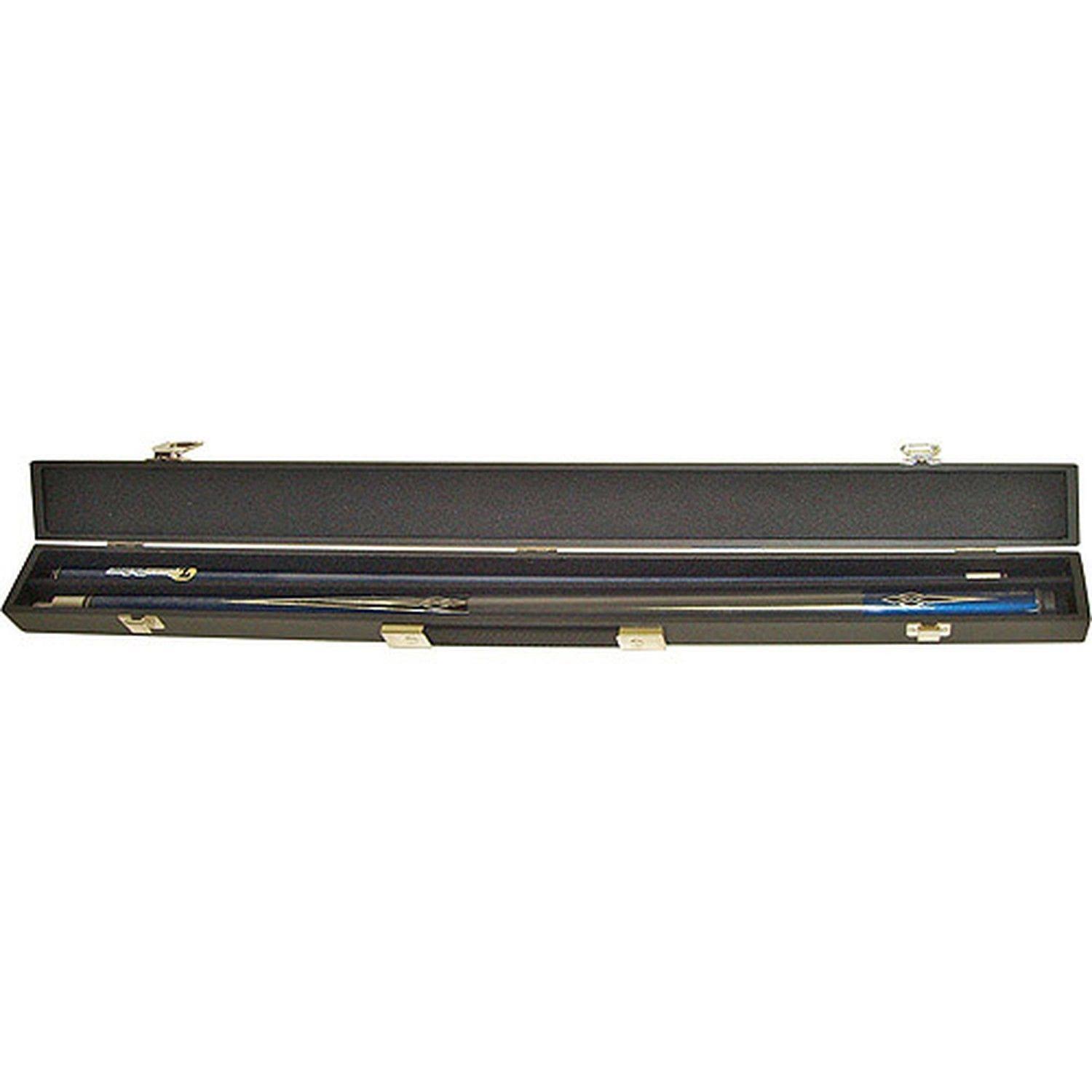 Trademark Global Titanium Billiard Pool Cue Stick with Case, Metallic Blue