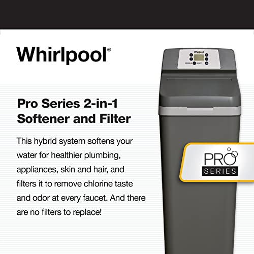 Whirlpool WHESFC Pro Series – Softener/Whole Home Filter Hybrid, Gray