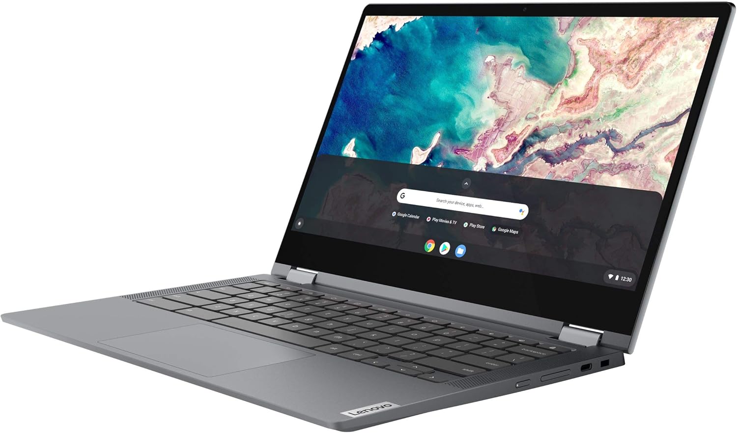 Lenovo - 2022 - Flex 5 - Chromebook 2-in-1 Laptop - Intel Celeron N5205U - 13.3" FHD Touch Display - 4GB RAM - 64GB Memory - Intel UHD Graphics - Chrome OS (Renewed)