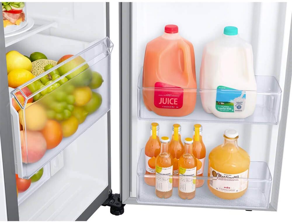 SAMSUNG RS27T5200SR 27.4 Cu.Ft. Stainless Side-by-Side Refrigerator