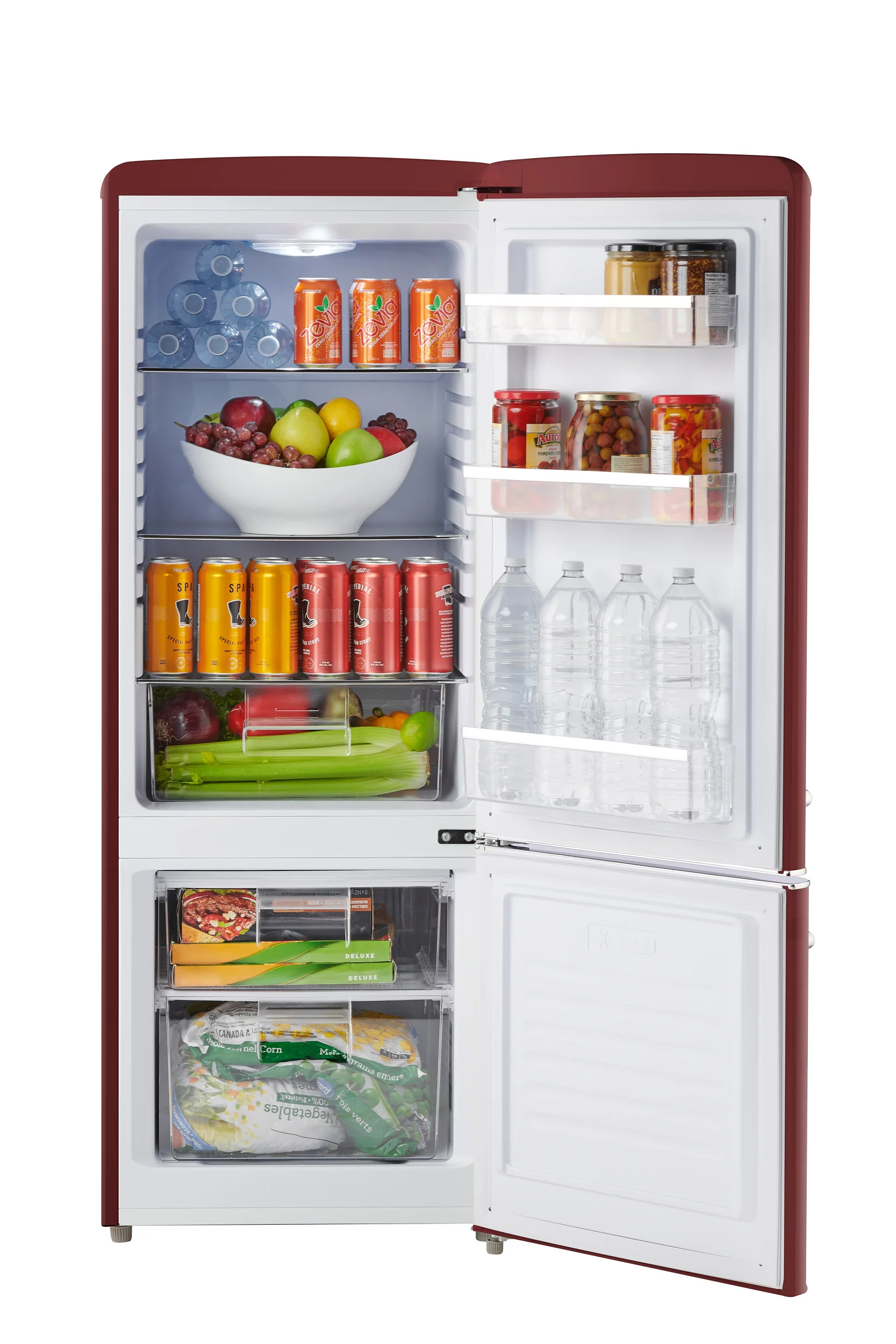 iio 7 cu. ft. Retro refrigerator with bottom freezer