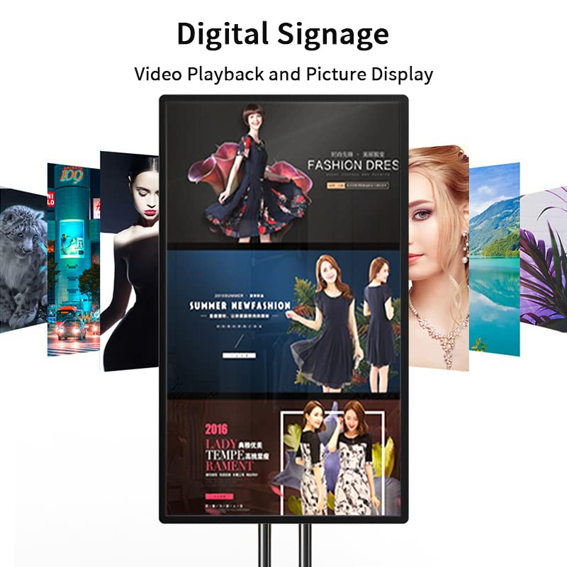 Smart Board, 49 Inch Digital Electronic Whiteboard and Smartboard for Classroom, Screen Mirroring for Live Streaming, Digital Signage Displays and Player for Advertising(Board Only)