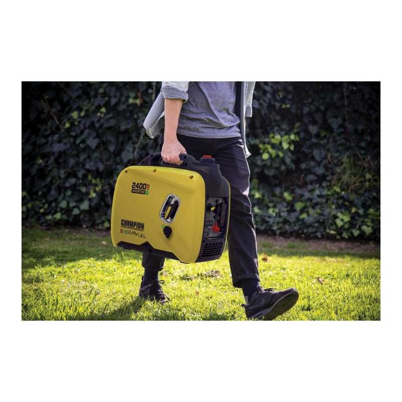 Champion Power Equipment 2400W Portable Dual-Fuel Inverter Generator with CO Shield - Shop Hardware Tools Online Store