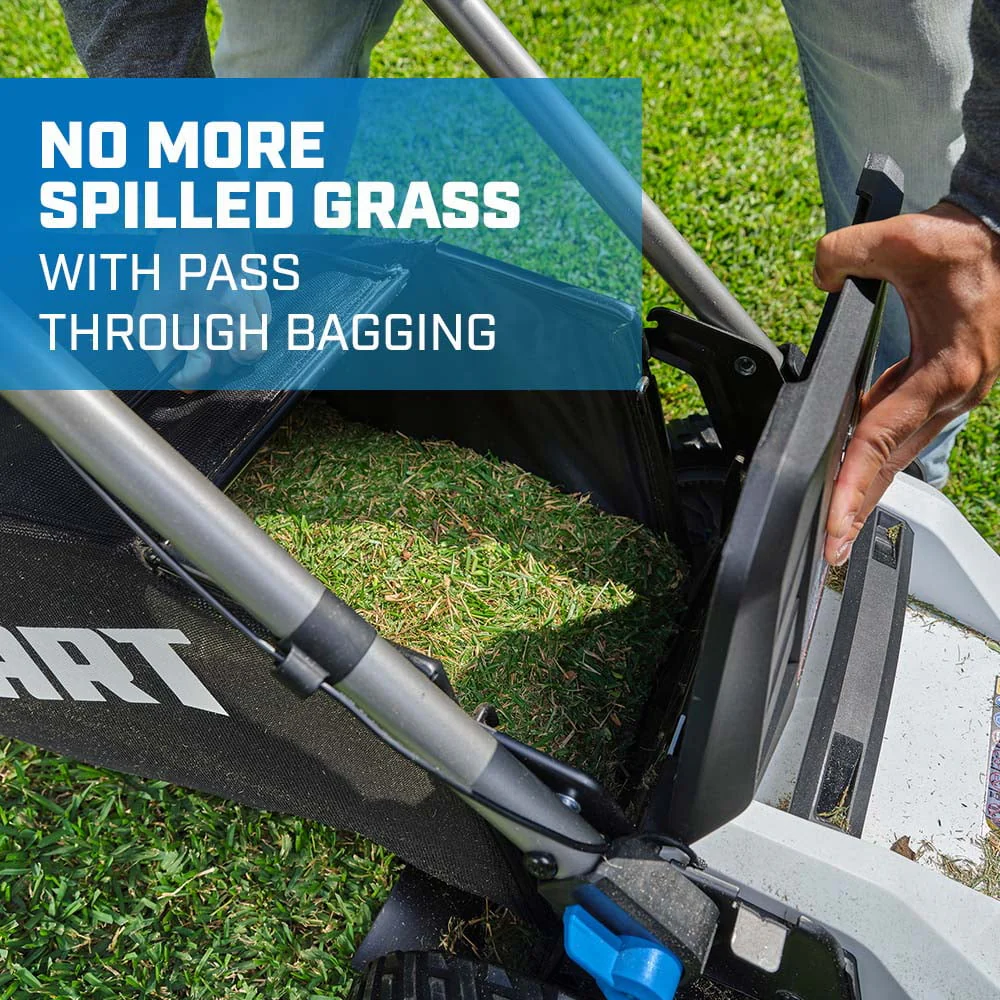 HART 40-Volt 20-inch Cordless Brushless Push Mower Kit, (1) 6.0Ah Lithium-Ion Battery