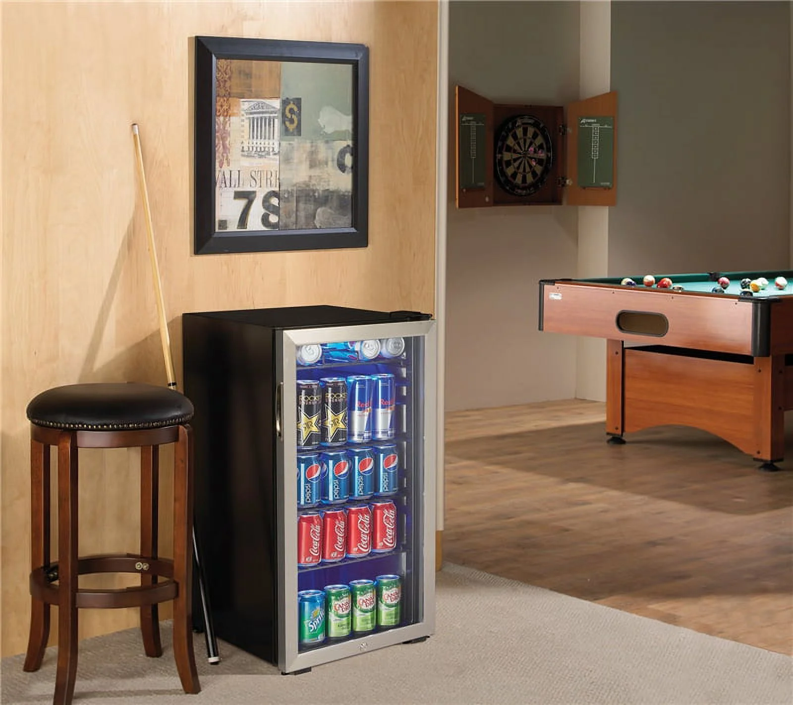 Danby DBC117A1BSSDB-6 3.1 cu. ft. Free-Standing Beverage Center in Stainless Steel