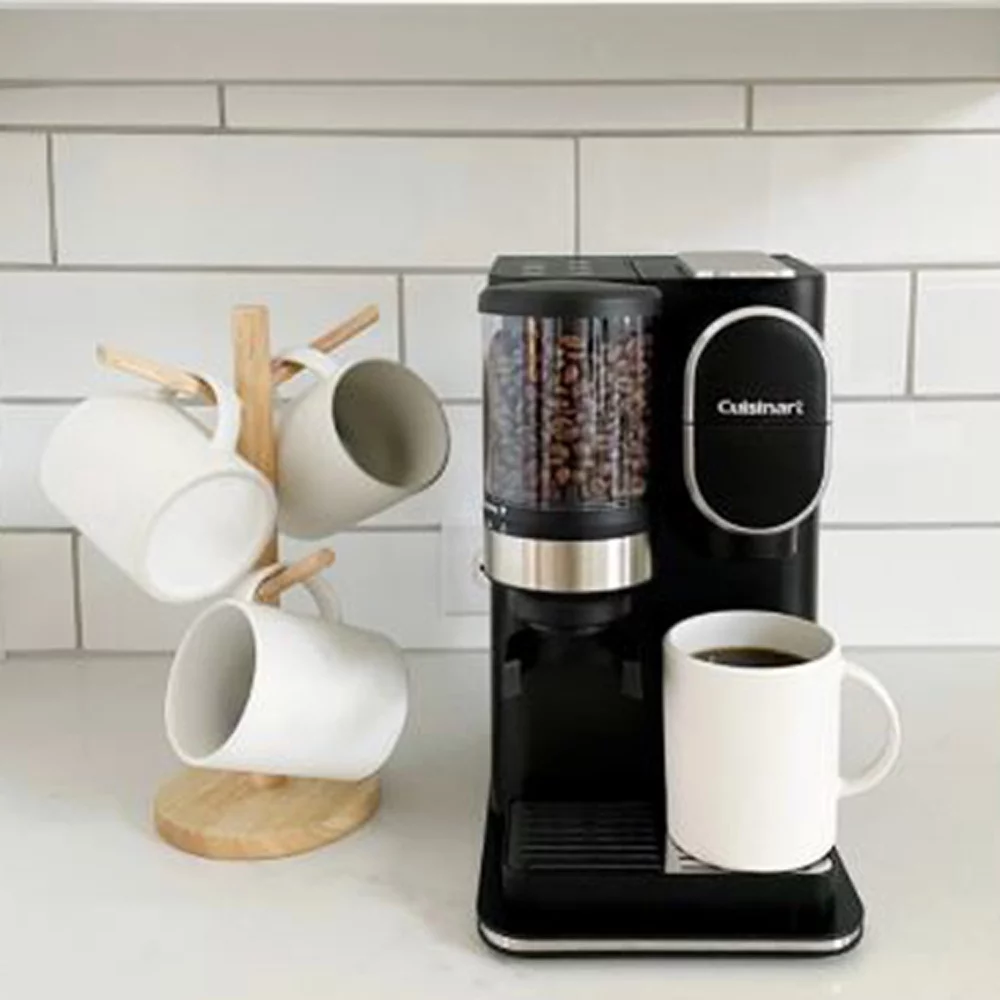 DGB-2 Grind and Brew Single-Serve Coffeemaker Bundle with Victor Allen Colombian Single Serve Brew Cups of Coffee 3 K-Cups