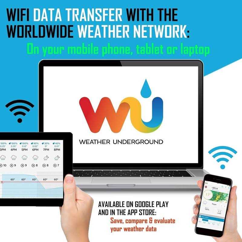 Sainlogic WiFi Weather Station, 10.2 inch Large Display Wireless Weather Station, Weather Station Wireless Indoor Outdoor with Rain Gauge and Wind - Shop Hardware Tools Online Store